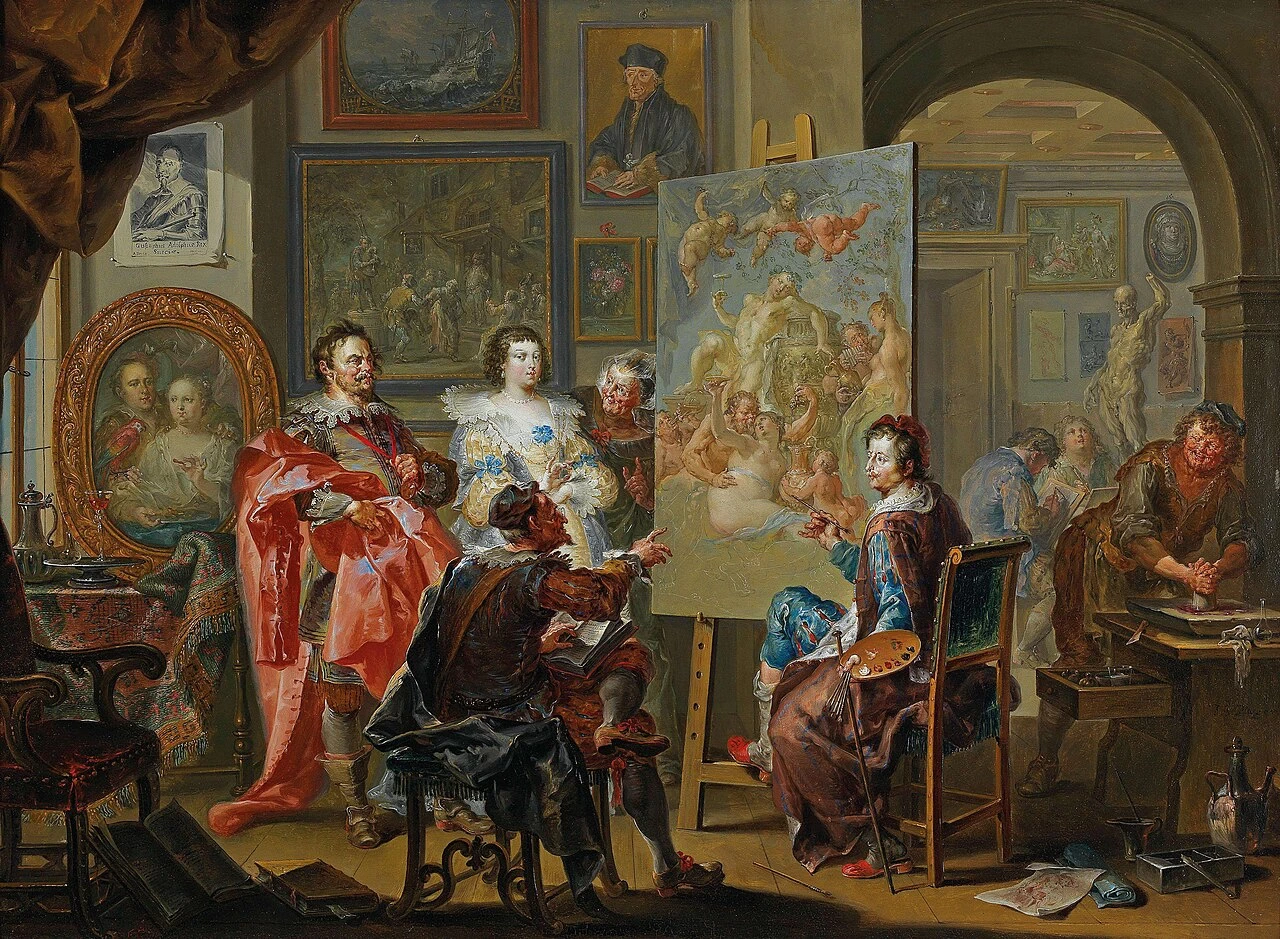 Nello studio del pittore